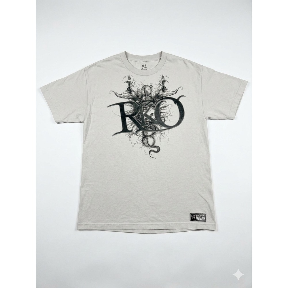 Vintage WWE RKO Randy Orton T Shirt Men's Snake Graphic Gray Size Large